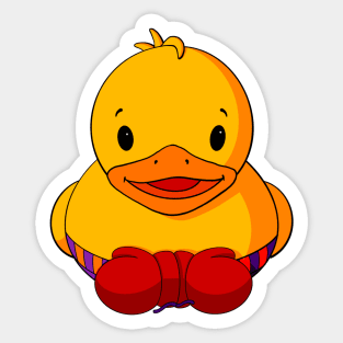 Boxer Rubber Ducks Sticker